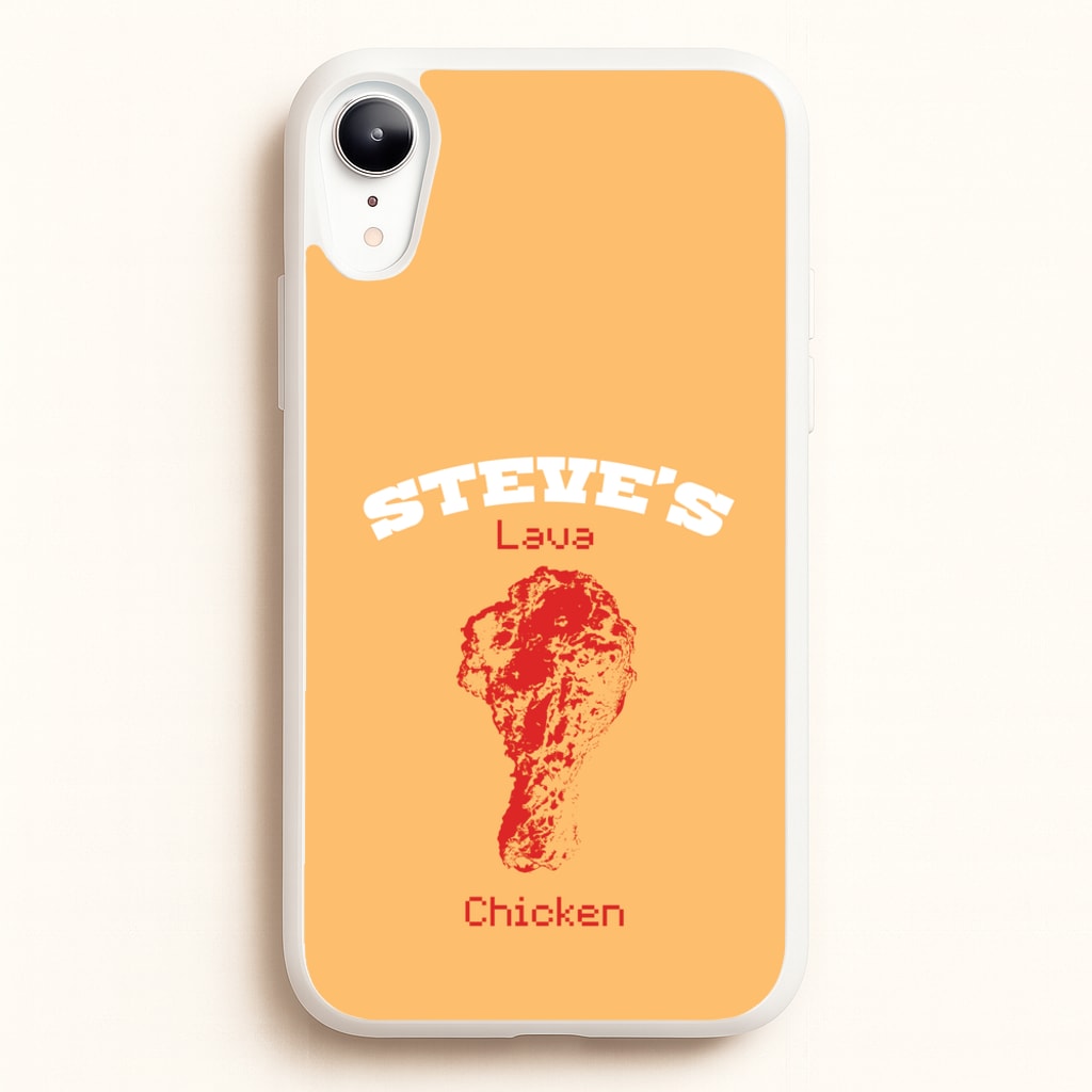 Steve's Lava Chicken - Minecraft Phone Case for iPhone XR