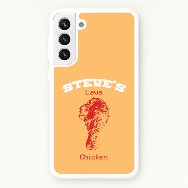 Steve's Lava Chicken - Minecraft Phone Case for Galaxy S22