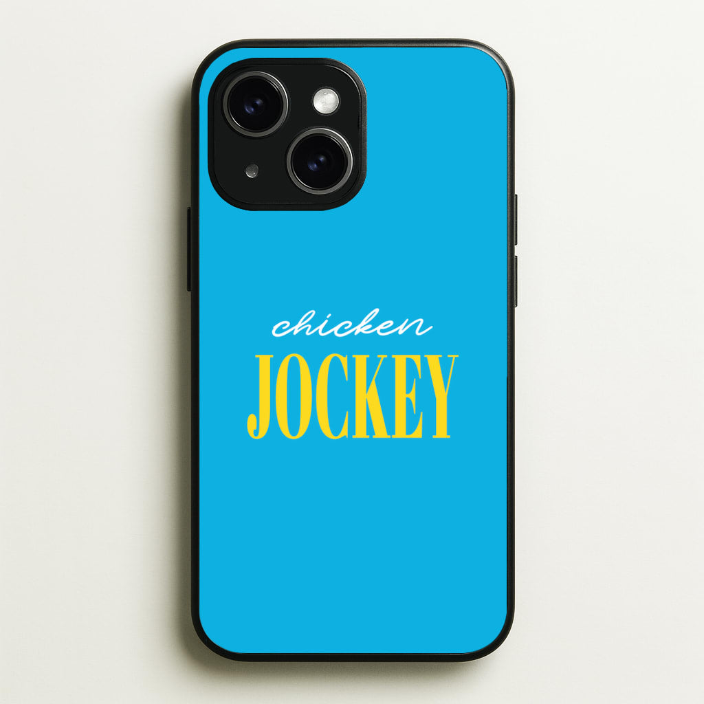 Chicken Jockey Blue - Minecraft Phone Case for iPhone 15 Plus