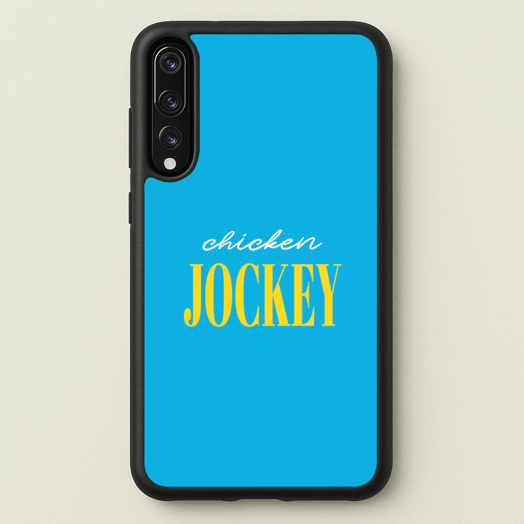Chicken Jockey Blue - Minecraft Phone Case for Huawei P20 Pro