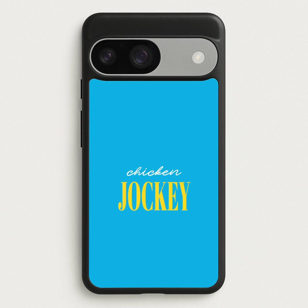 Chicken Jockey Blue - Minecraft Phone Case for Google Pixel 9 / 9 Pro