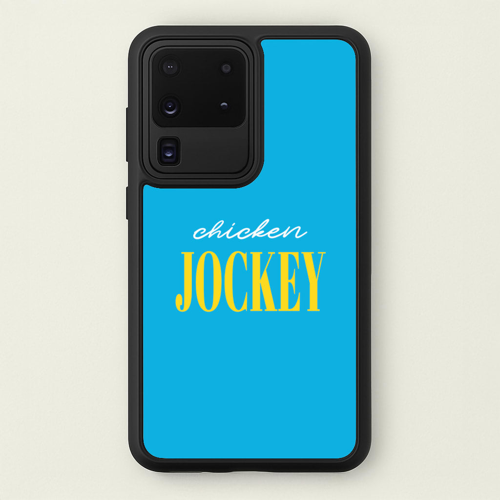 Chicken Jockey Blue - Minecraft Phone Case for Galaxy S20 Ultra