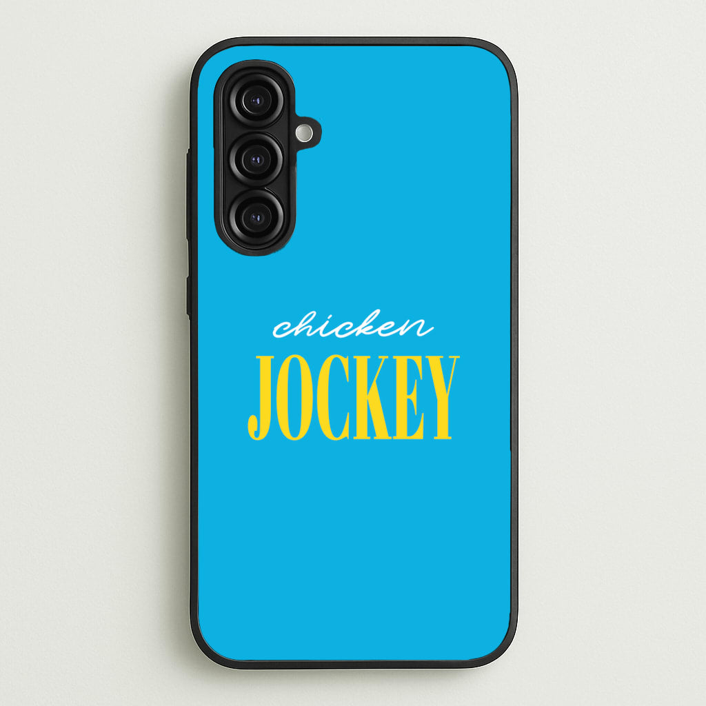 Chicken Jockey Blue - Minecraft Phone Case for Galaxy A16