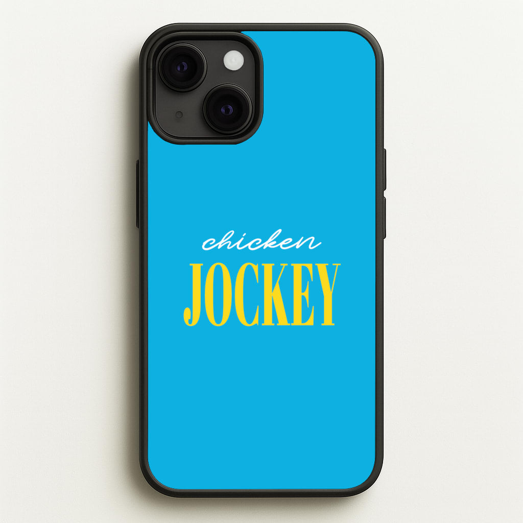 Chicken Jockey Blue - Minecraft Phone Case for iPhone 13 Mini