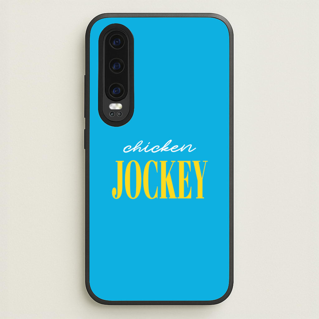 Chicken Jockey Blue - Minecraft Phone Case for Huawei P30