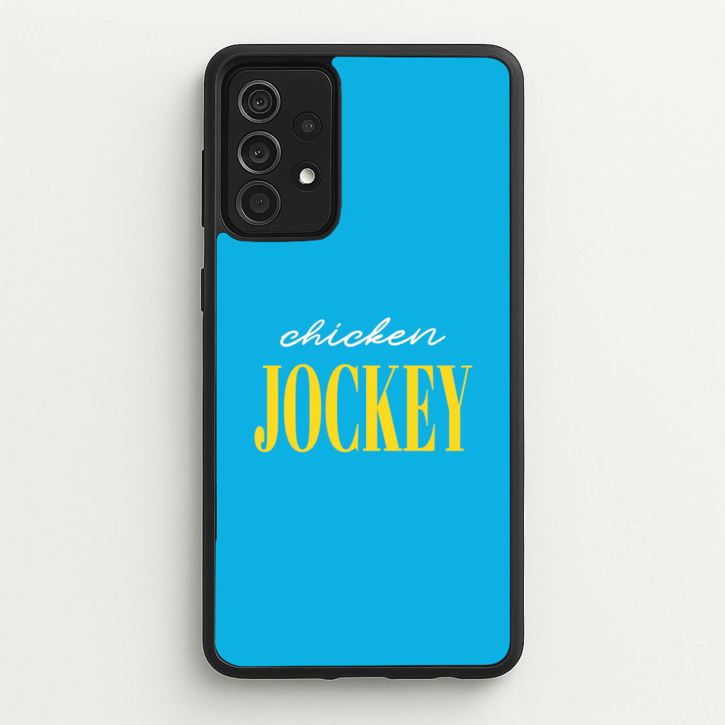 Chicken Jockey Blue - Minecraft Phone Case for Galaxy A52 / A52s