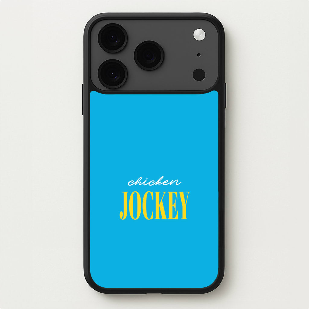 Chicken Jockey Blue Phone Case for iPhone 17 Pro Max