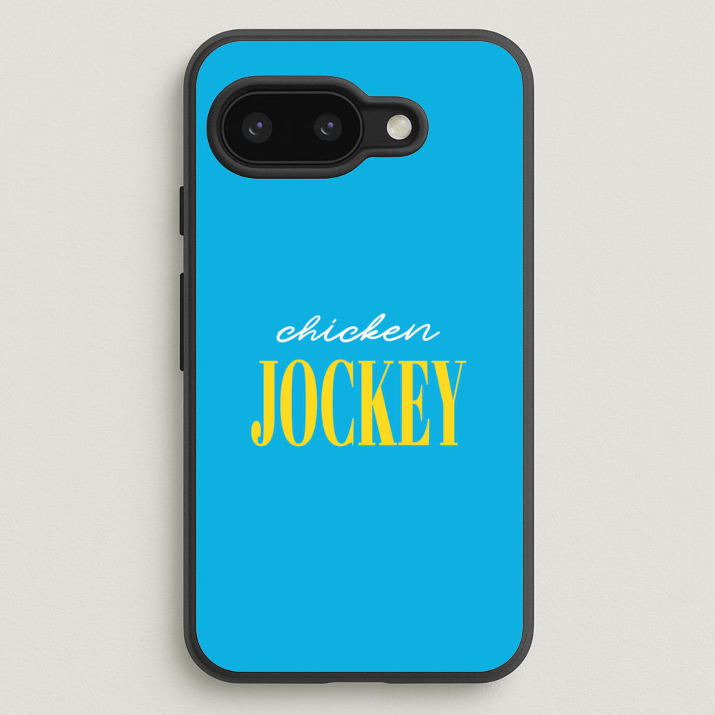 Chicken Jockey Blue - Minecraft Phone Case for Google Pixel 9a