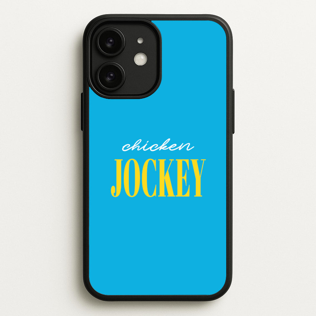 Chicken Jockey Blue - Minecraft Phone Case for iPhone 11