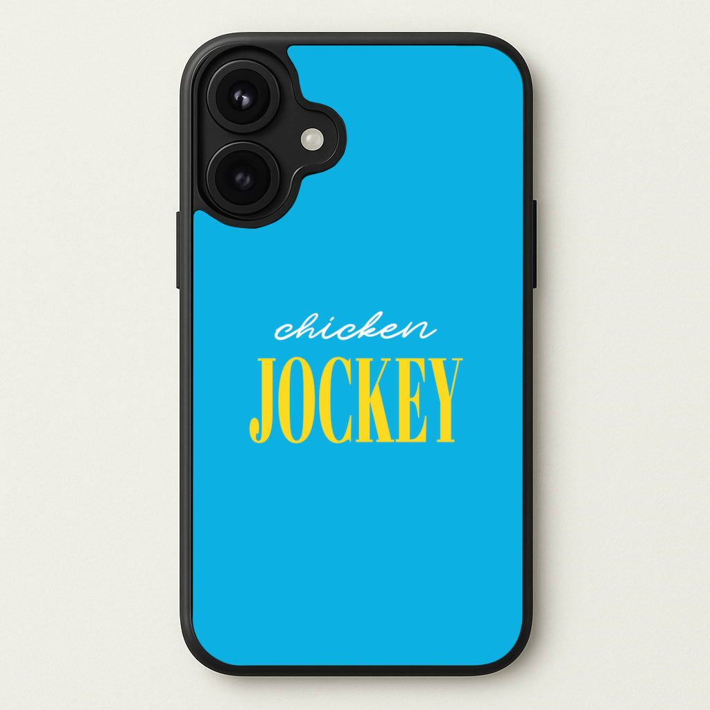 Chicken Jockey Blue Phone Case for iPhone 17