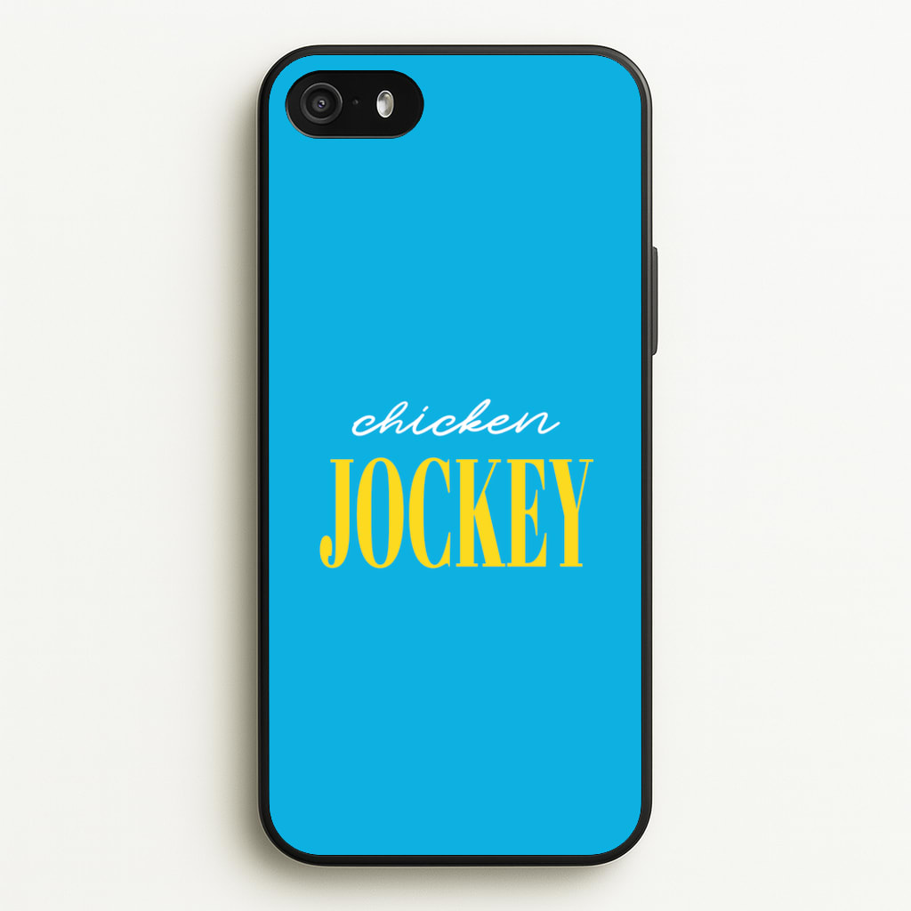 Chicken Jockey Blue - Minecraft Phone Case for iPhone 5 / 5s / SE 2016