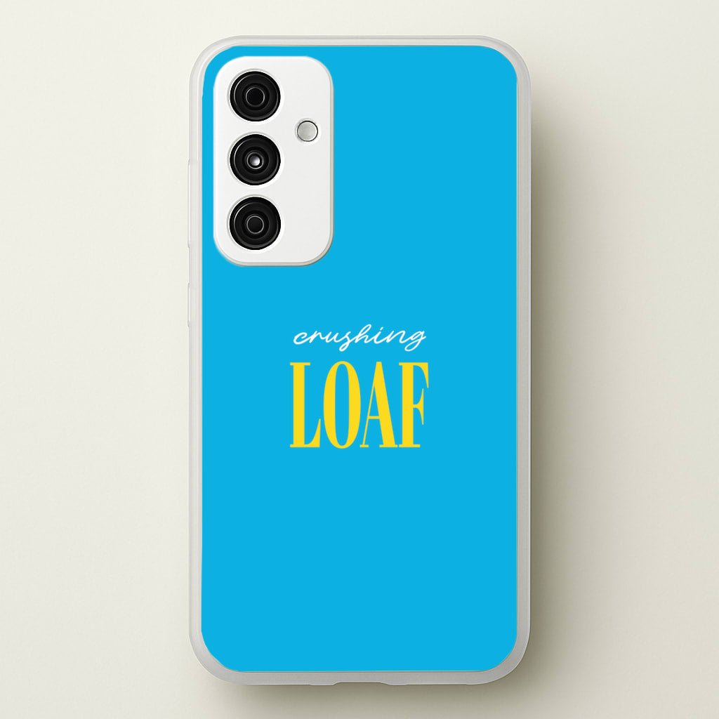 Crushing Loaf Blue - Minecraft Phone Case for Galaxy A55