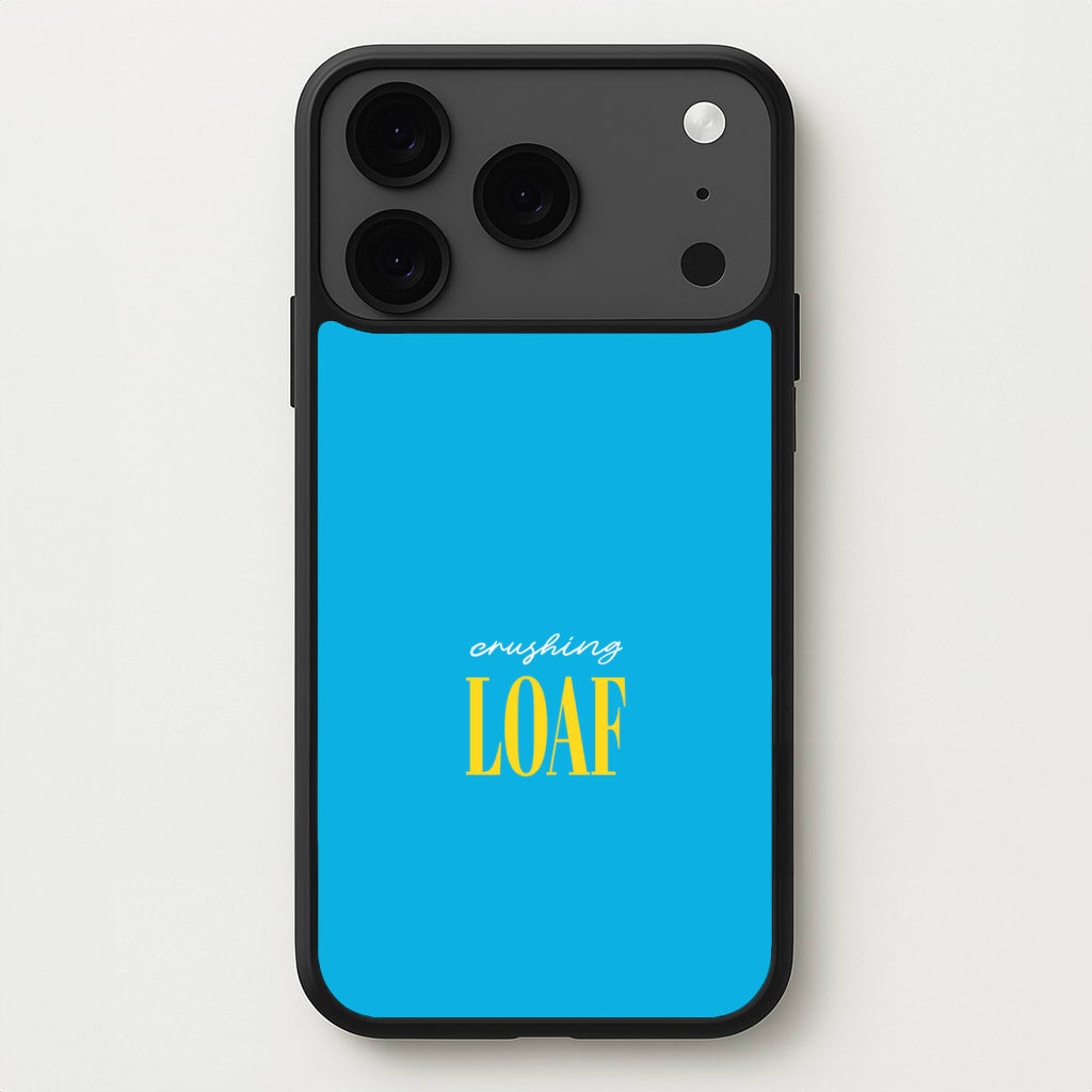 Crushing Loaf Blue Phone Case for iPhone 17 Pro Max