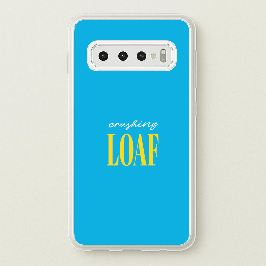 Crushing Loaf Blue - Minecraft Phone Case for Galaxy S10 Plus