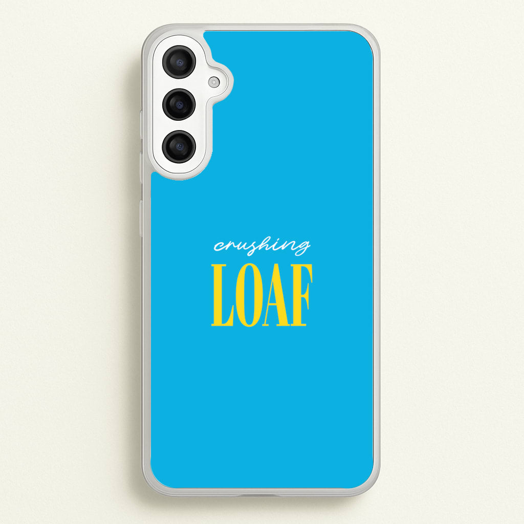 Crushing Loaf Blue - Minecraft Phone Case for Galaxy A34