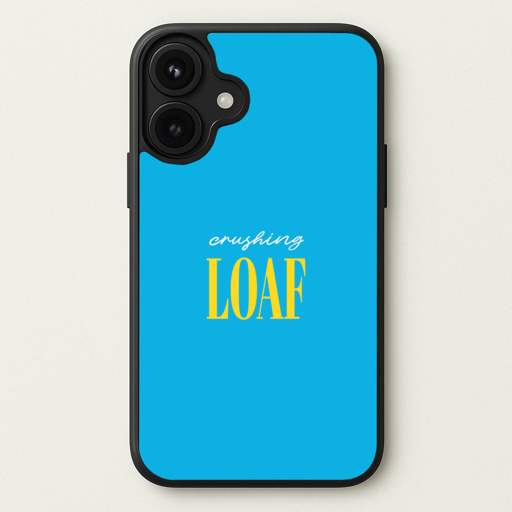 Crushing Loaf Blue Phone Case for iPhone 17