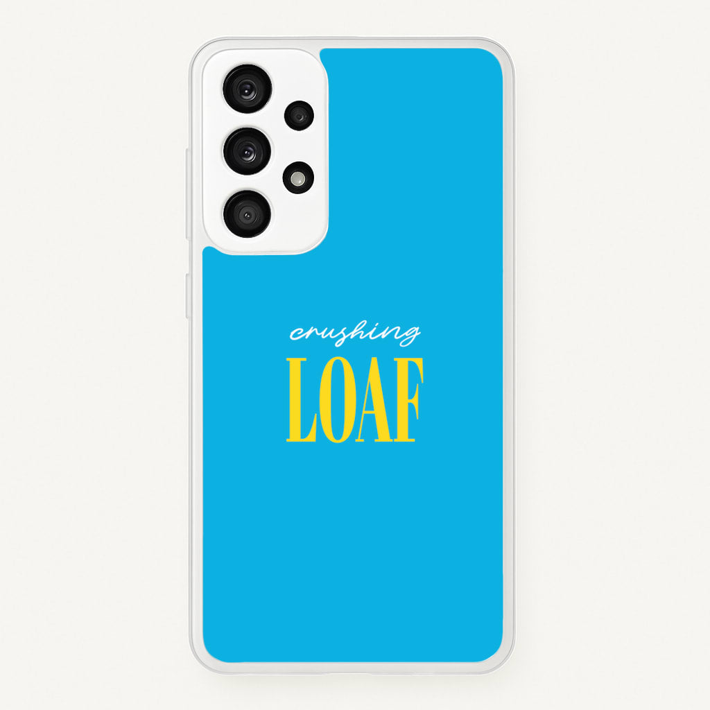 Crushing Loaf Blue - Minecraft Phone Case for Galaxy A33