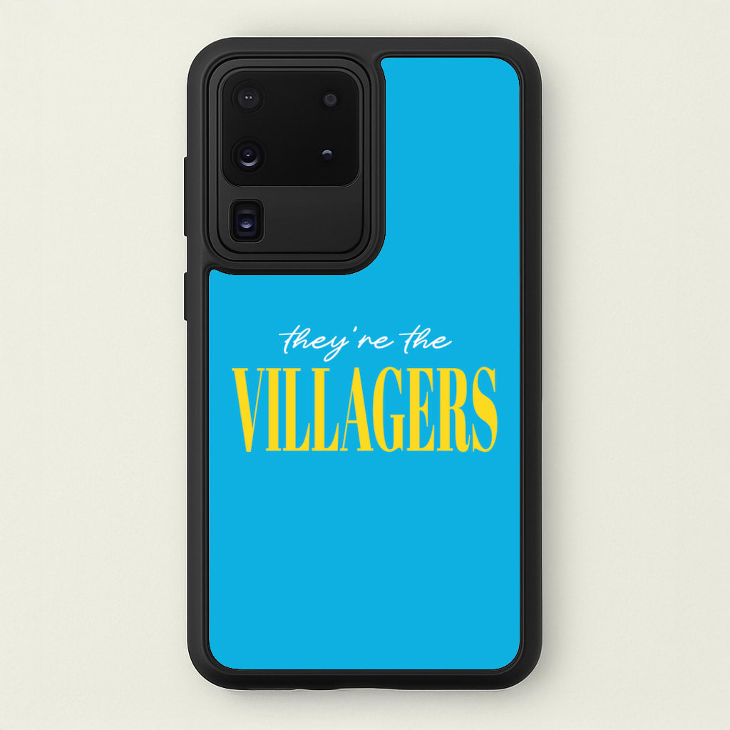 They're The Villagers Blue - Minecraft Phone Case for Galaxy S20 Ultra