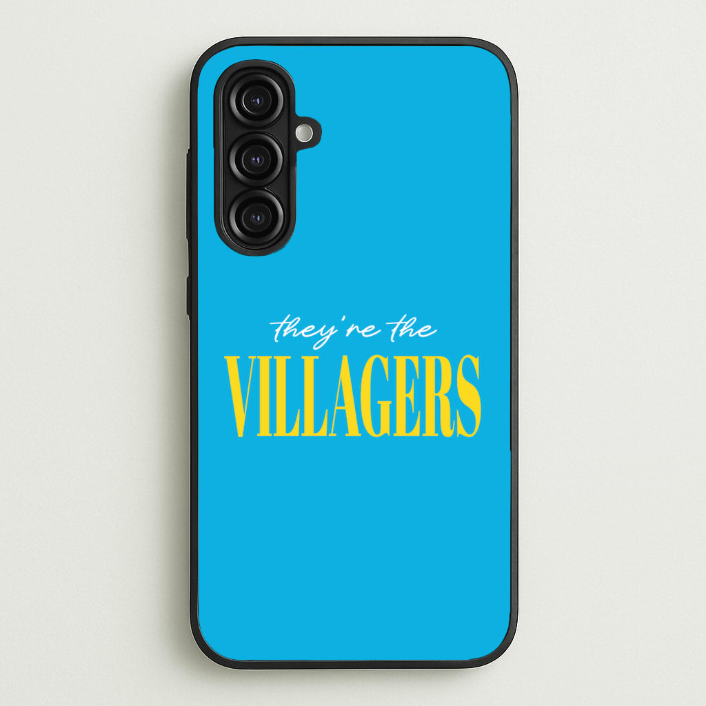 They're The Villagers Blue - Minecraft Phone Case for Galaxy A16