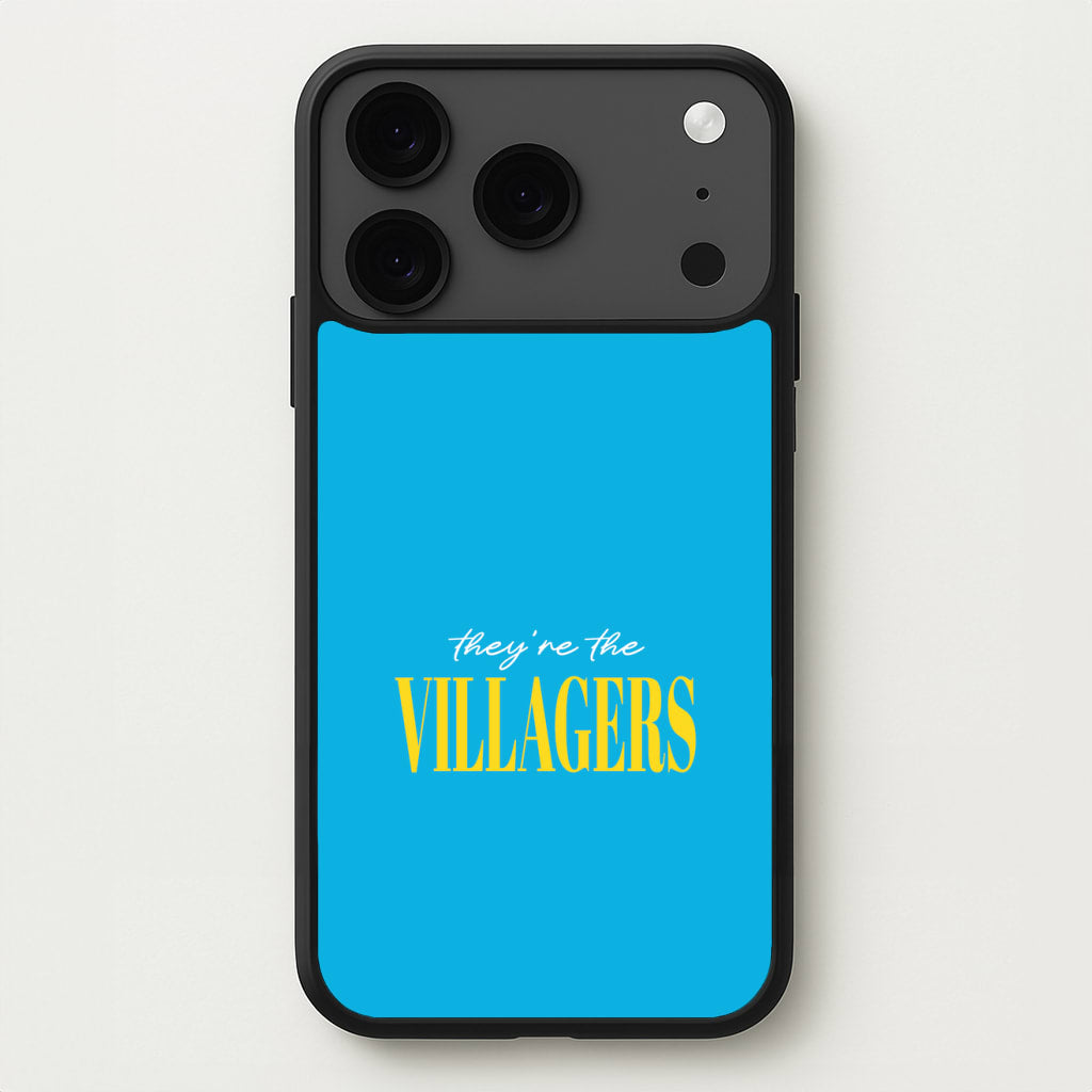 They're The Villagers Blue Phone Case for iPhone 17 Pro Max
