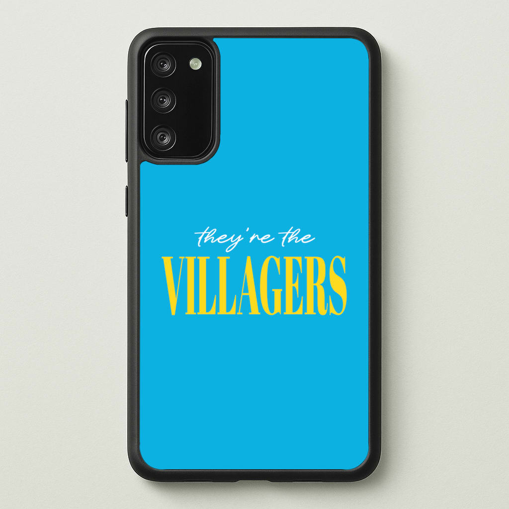 They're The Villagers Blue - Minecraft Phone Case for Galaxy S20FE