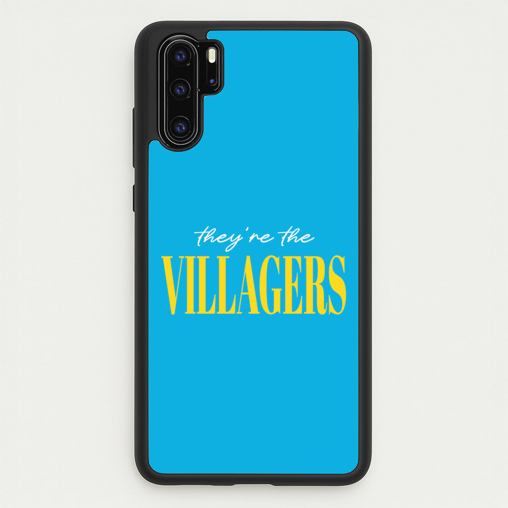 They're The Villagers Blue - Minecraft Phone Case for Huawei P30 Pro