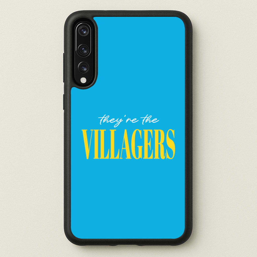 They're The Villagers Blue - Minecraft Phone Case for Huawei P20 Pro
