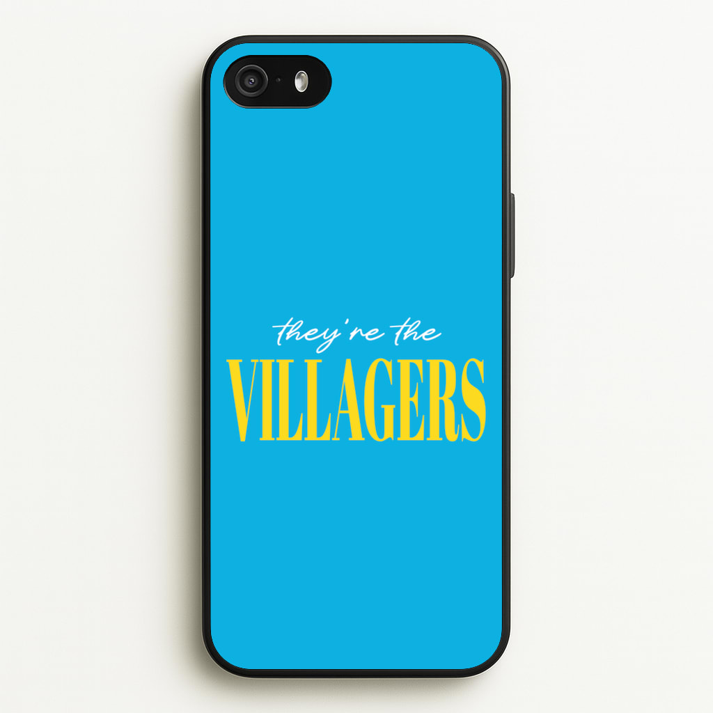 They're The Villagers Blue - Minecraft Phone Case for iPhone 5 / 5s / SE 2016