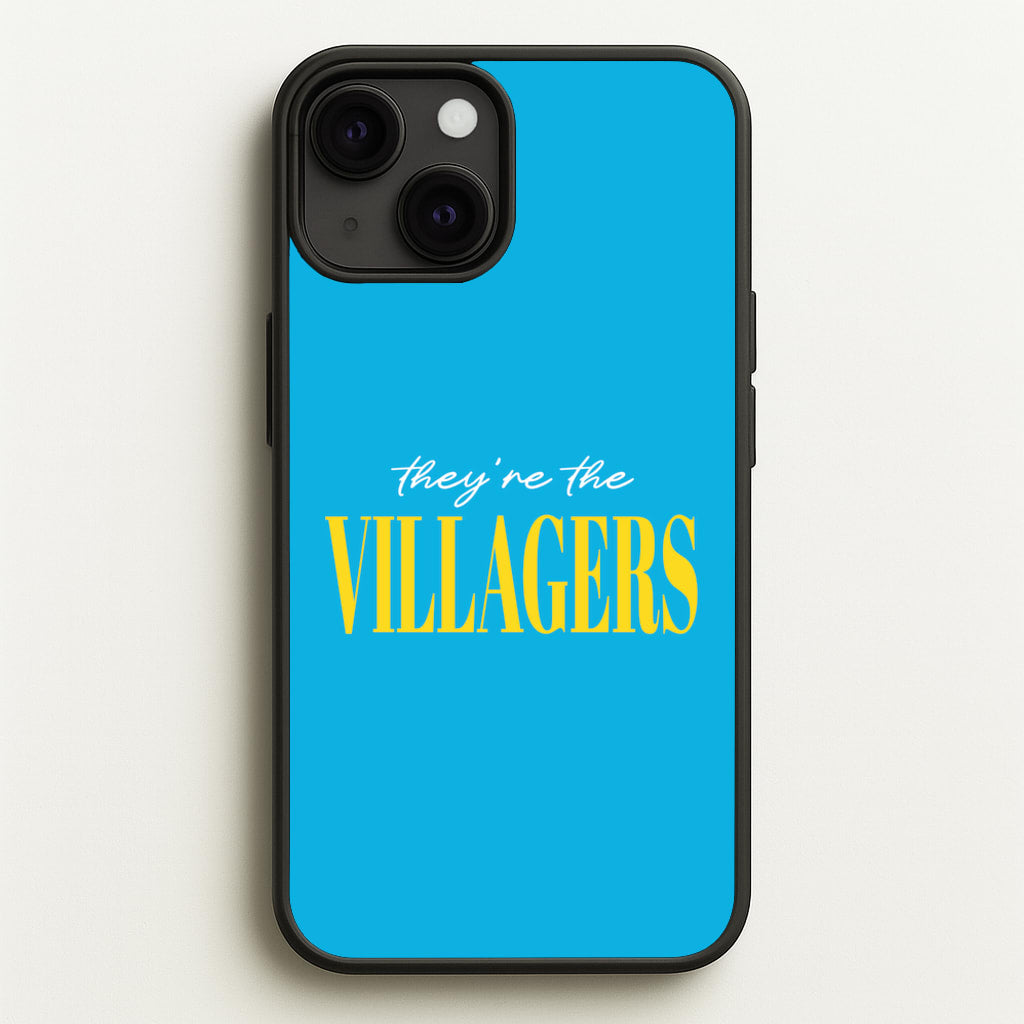 They're The Villagers Blue - Minecraft Phone Case for iPhone 13 Mini
