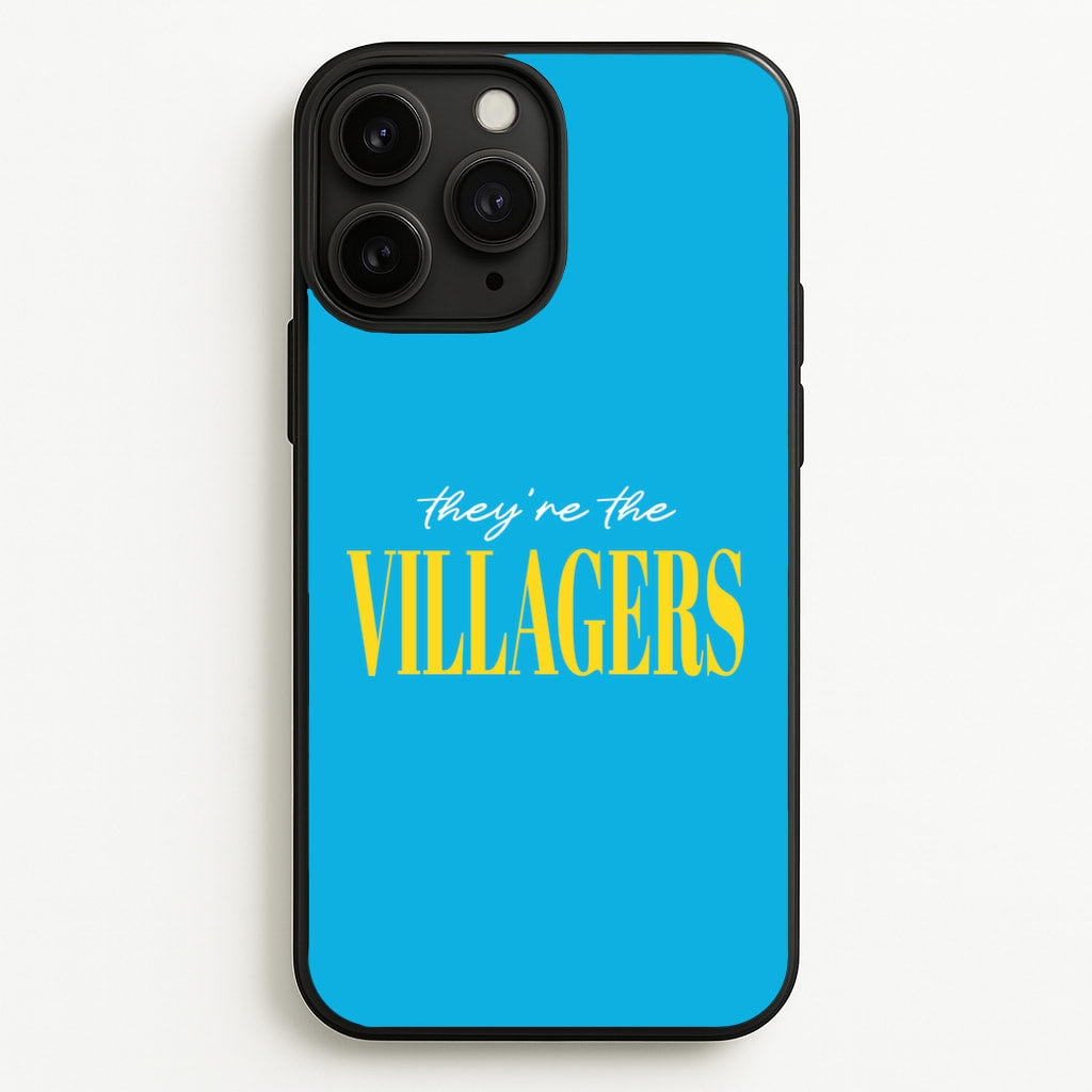 They're The Villagers Blue - Minecraft Phone Case for iPhone 11 Pro