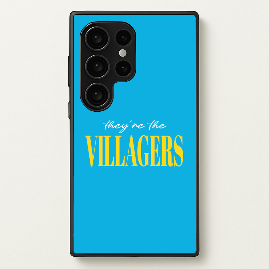 They're The Villagers Blue - Minecraft Phone Case for Galaxy S24 Ultra