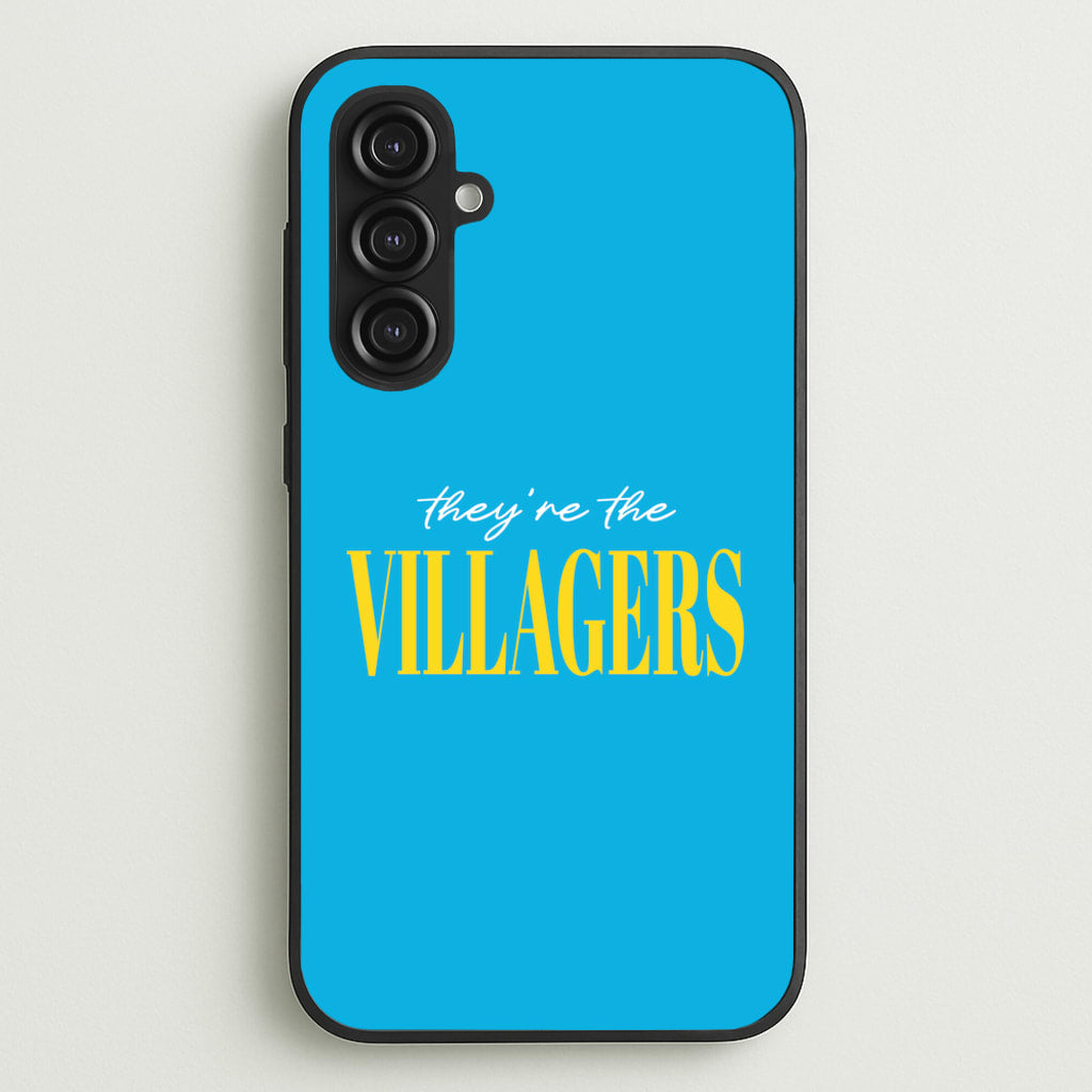 They're The Villagers Blue - Minecraft Phone Case for Galaxy S23FE