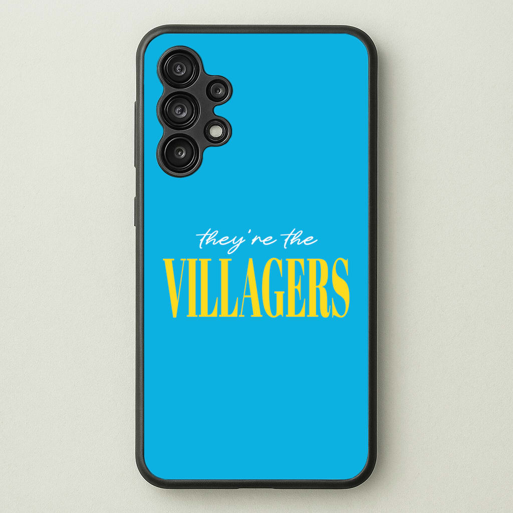 They're The Villagers Blue - Minecraft Phone Case for Galaxy A13