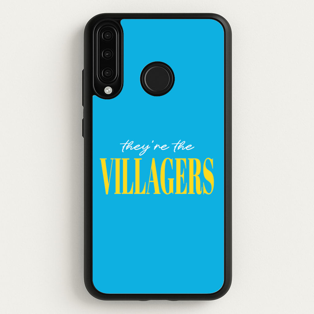 They're The Villagers Blue - Minecraft Phone Case for Huawei P30 Lite