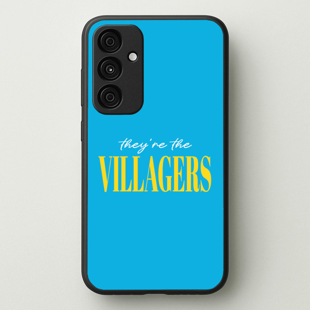 They're The Villagers Blue - Minecraft Phone Case for Galaxy A15