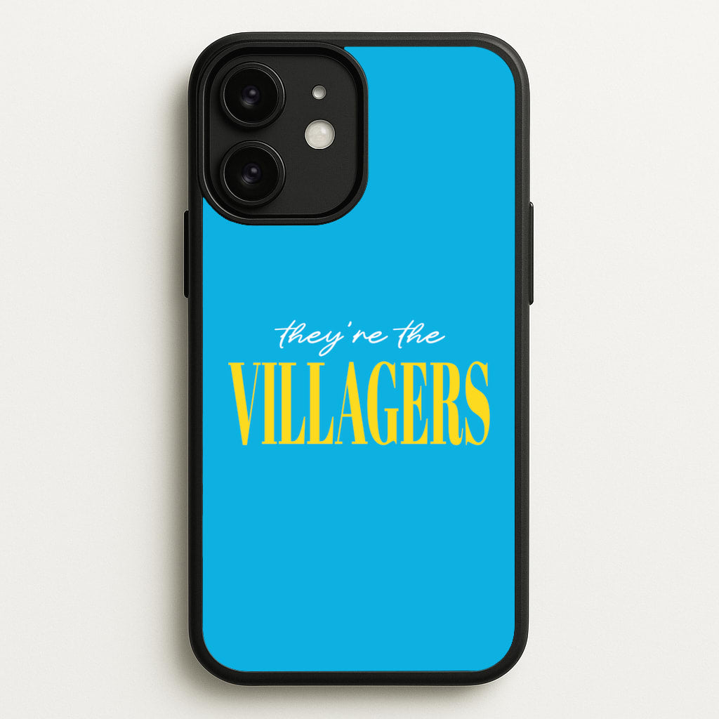 They're The Villagers Blue - Minecraft Phone Case for iPhone 11