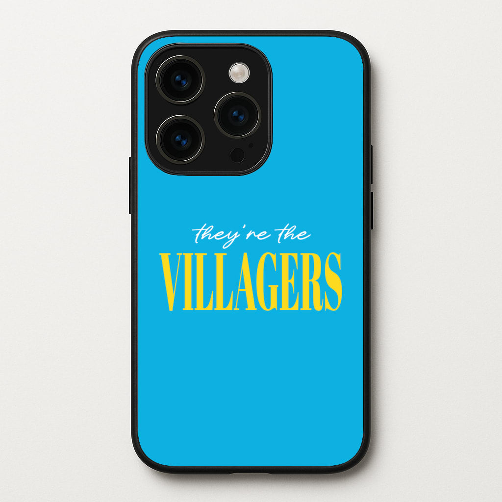 They're The Villagers Blue - Minecraft Phone Case for iPhone 14 Pro Max