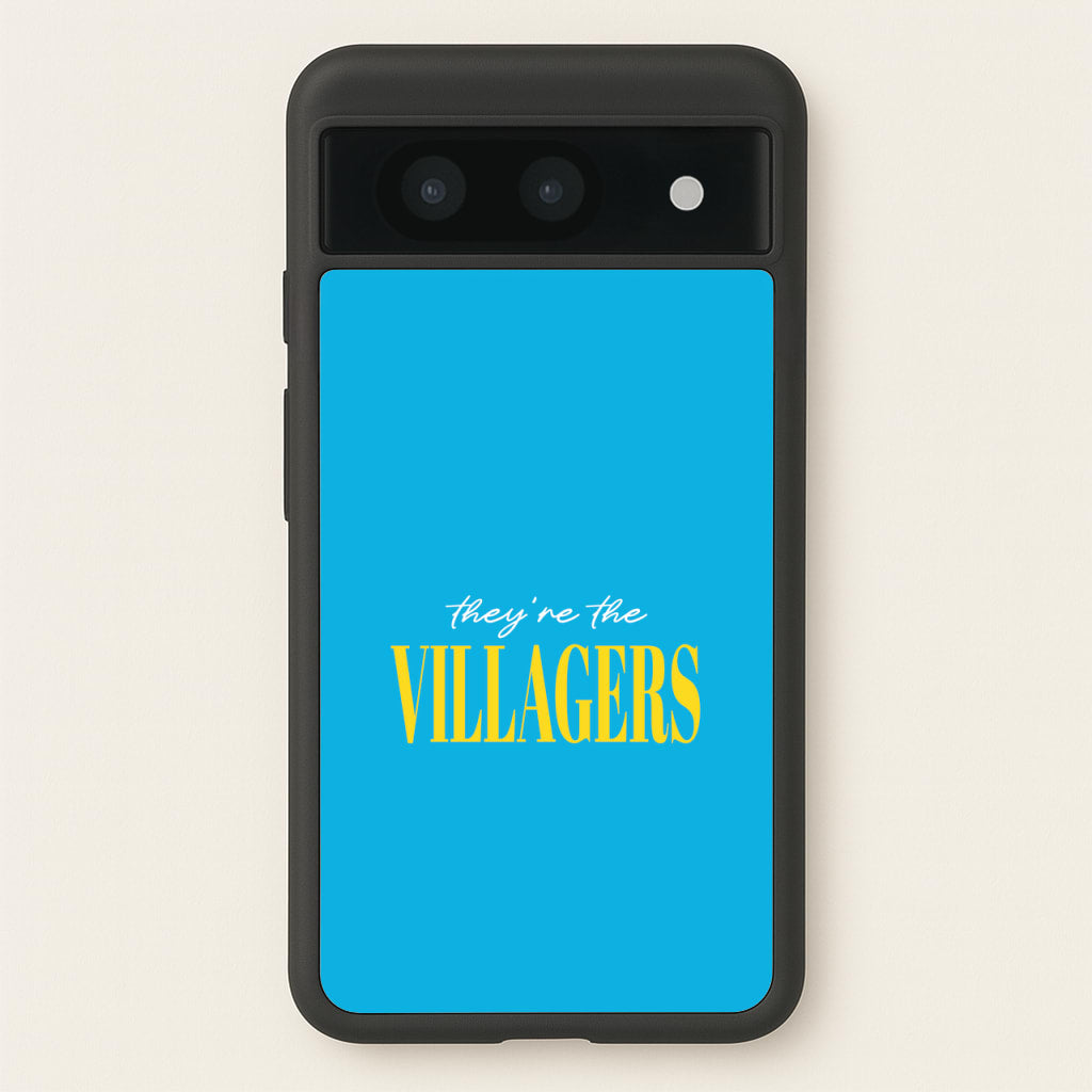 They're The Villagers Blue - Minecraft Phone Case for Google Pixel 8a
