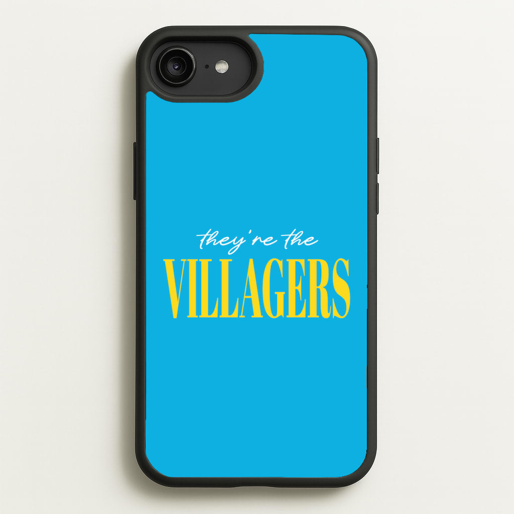 They're The Villagers Blue - Minecraft Phone Case for iPhone 6 Plus / 7 Plus / 8 Plus