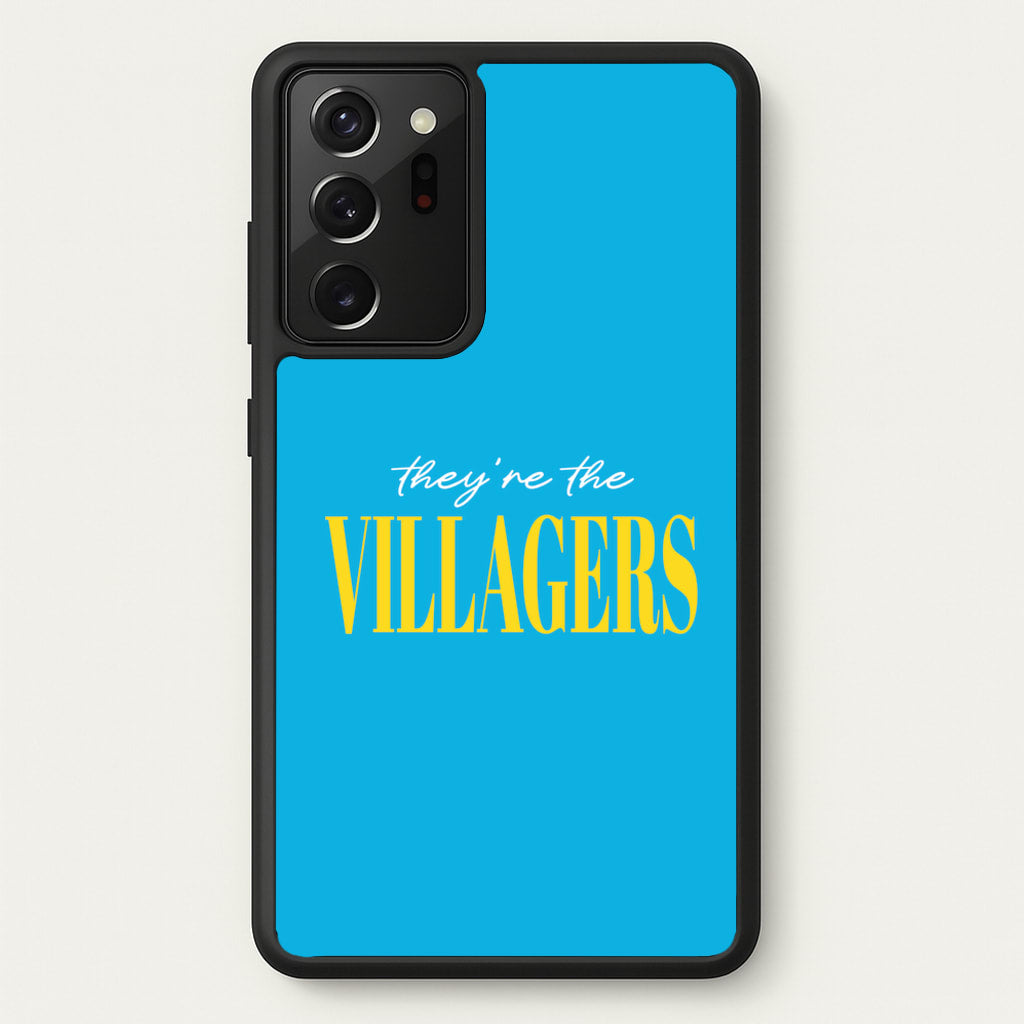 They're The Villagers Blue - Minecraft Phone Case for Galaxy Note 20 Ultra