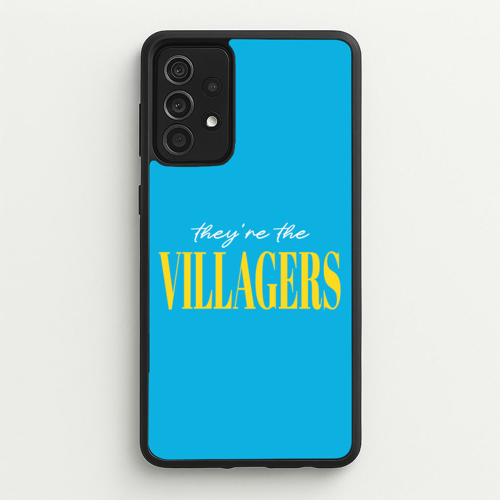 They're The Villagers Blue - Minecraft Phone Case for Galaxy A52 / A52s