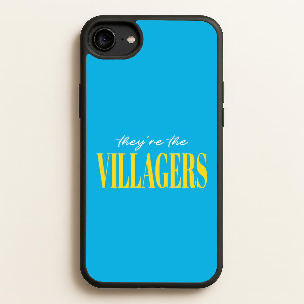 They're The Villagers Blue - Minecraft Phone Case for iPhone 6 / 7 / 8 / SE