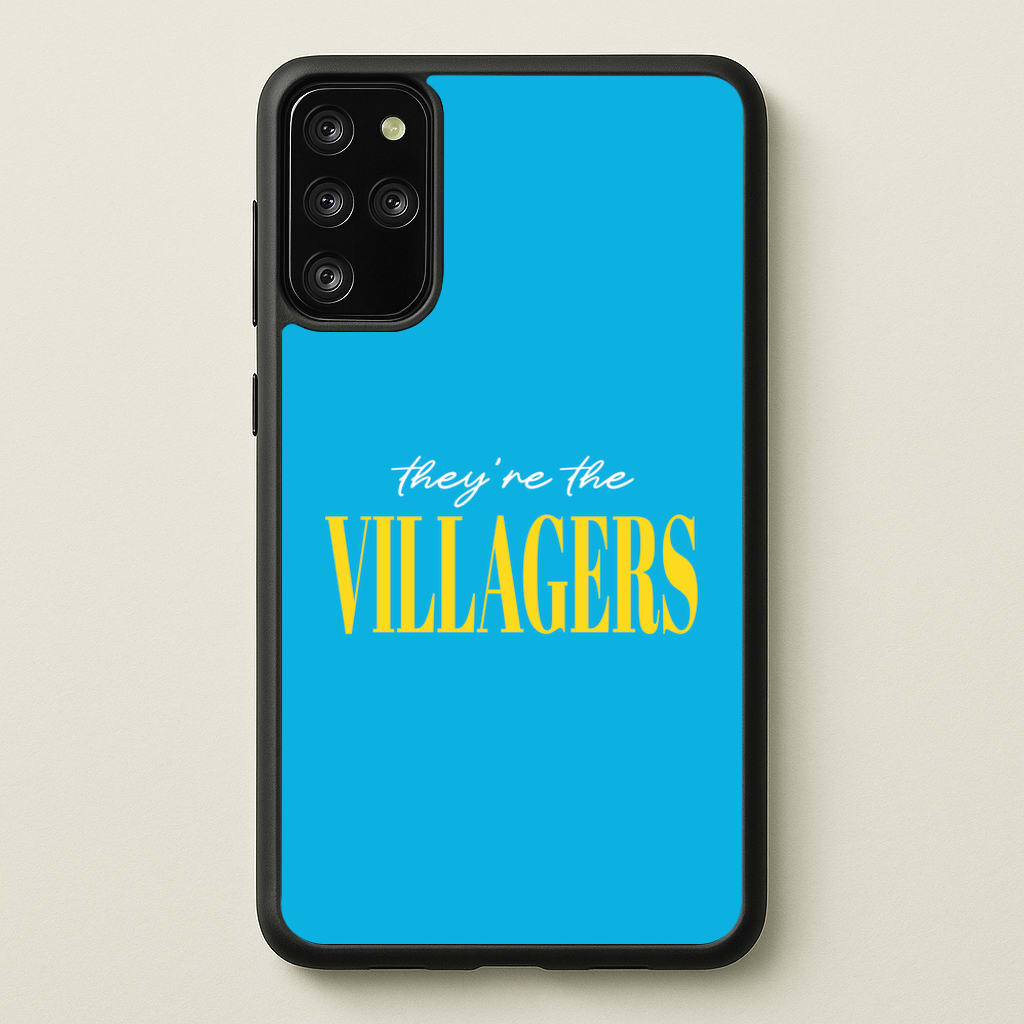 They're The Villagers Blue - Minecraft Phone Case for Galaxy S20 Plus