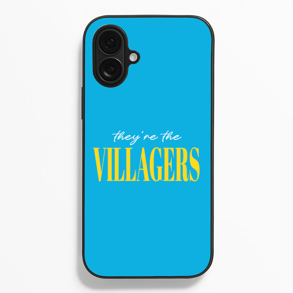 They're The Villagers Blue - Minecraft Phone Case for iPhone 16 Plus