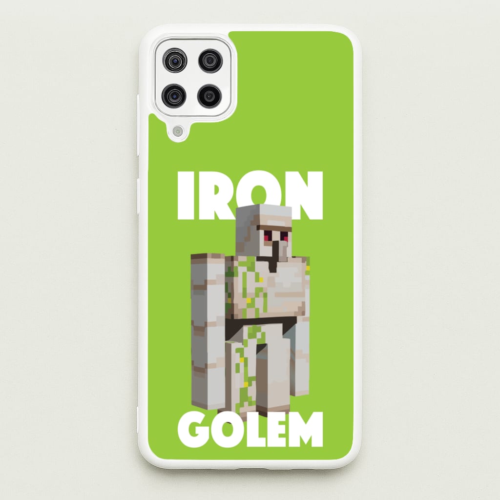 Iron Golem - Minecraft Phone Case for Galaxy A12