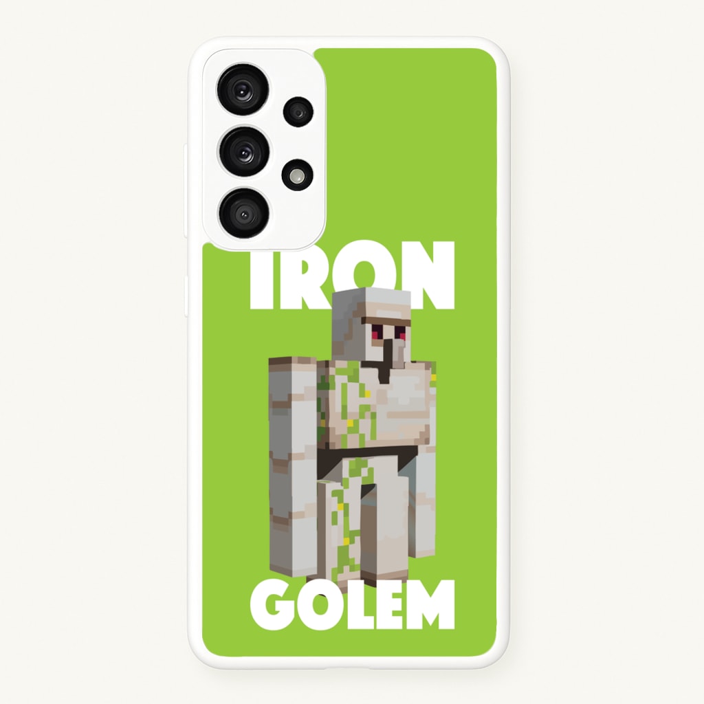 Iron Golem - Minecraft Phone Case for Galaxy A53