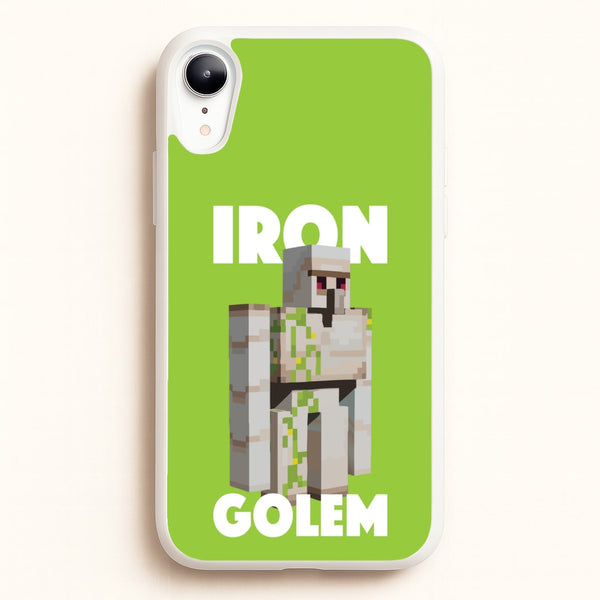 Iron Golem - Minecraft Phone Case for iPhone XR