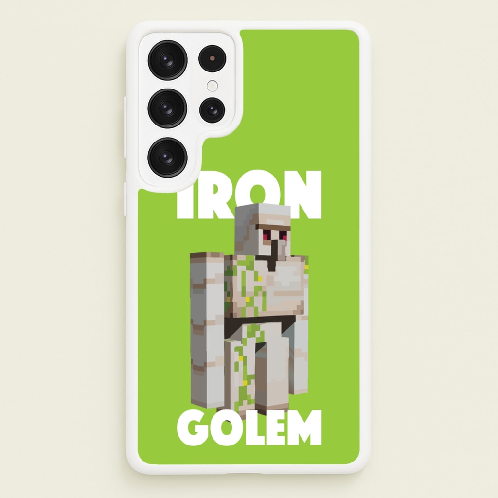 Iron Golem - Minecraft Phone Case for Galaxy S22 Ultra