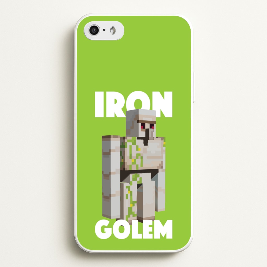 Iron Golem - Minecraft Phone Case for iPhone 5 / 5s / SE 2016