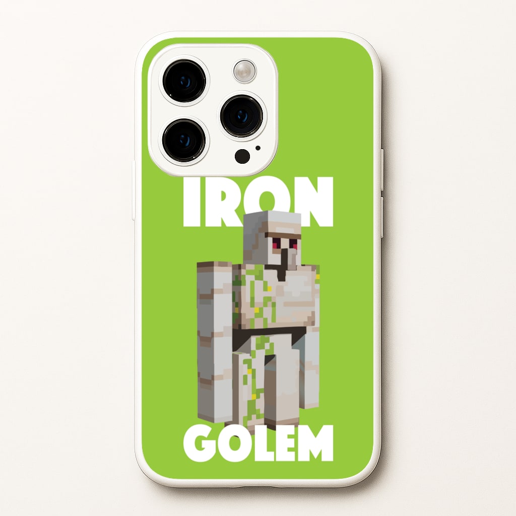 Iron Golem - Minecraft Phone Case for iPhone 14 Pro